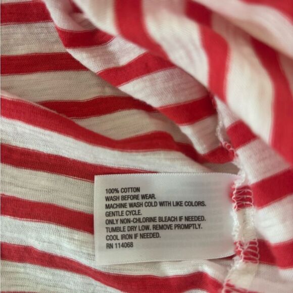 EVEREVE Red and White Striped Tank Top - large - Picture 4 of 4